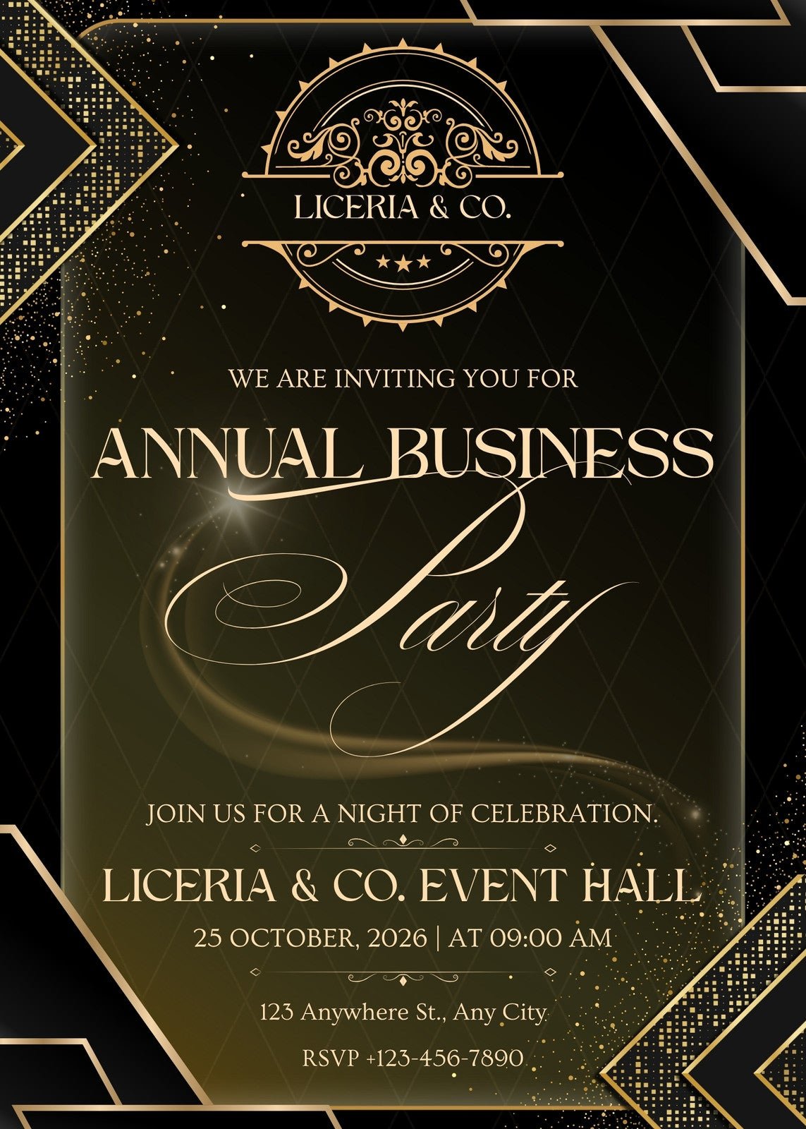 Business Invitation Card