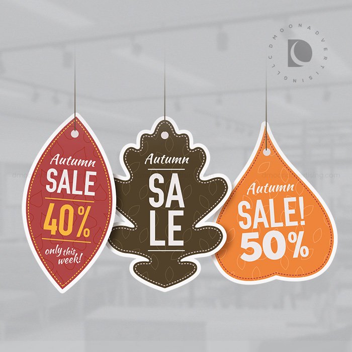 Custom Die-Cut Hanging Dangler