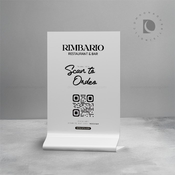 Digital Menu Card