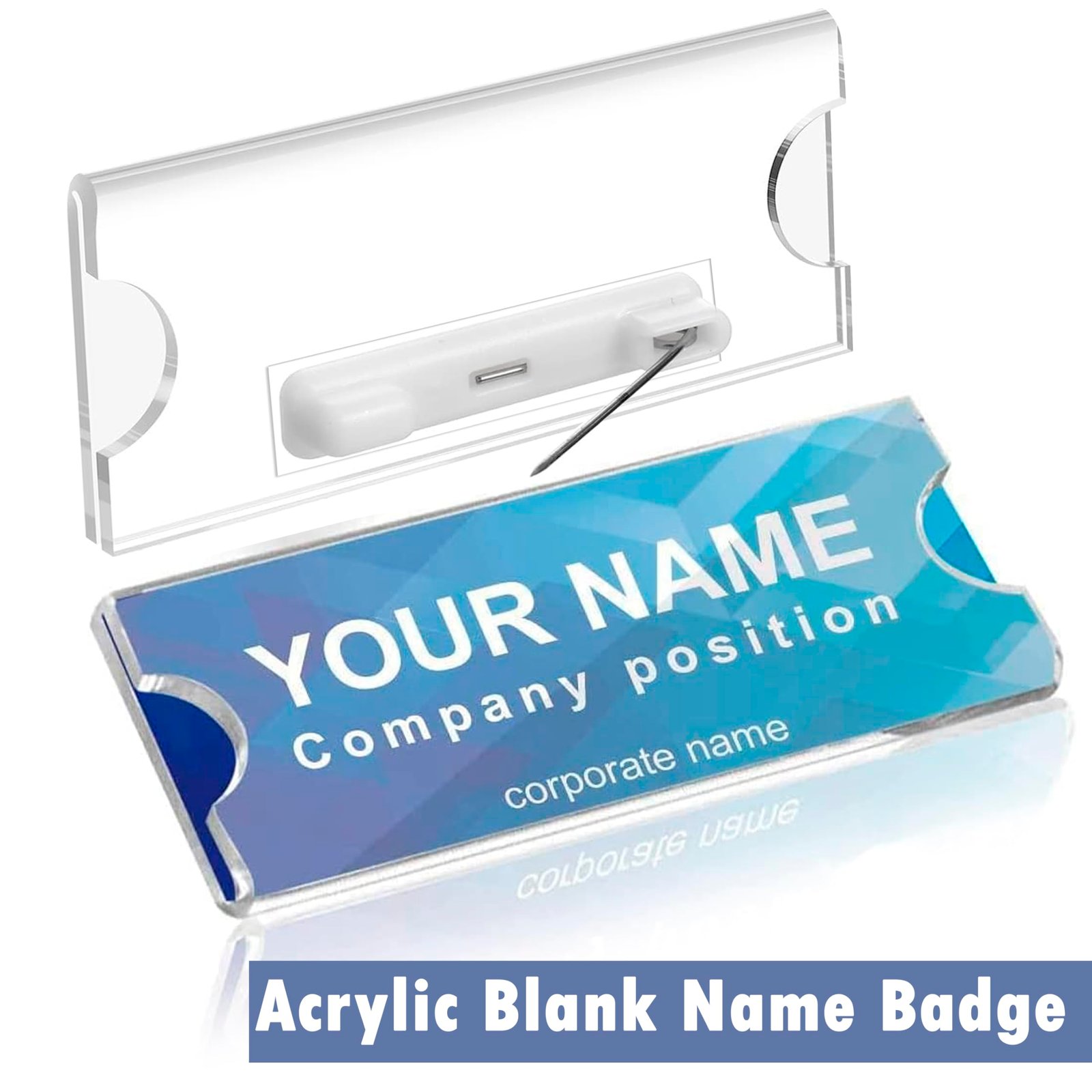 Acrylic Name Badge