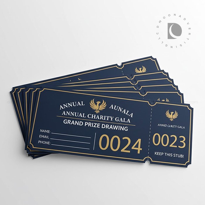 Custom Branded Raffle Tickets