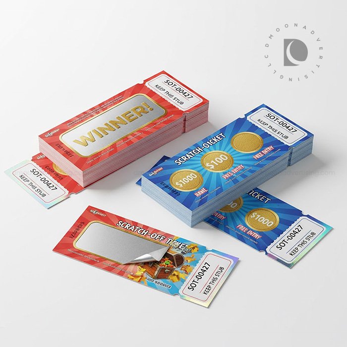 Scratch-Off Raffle Ticket