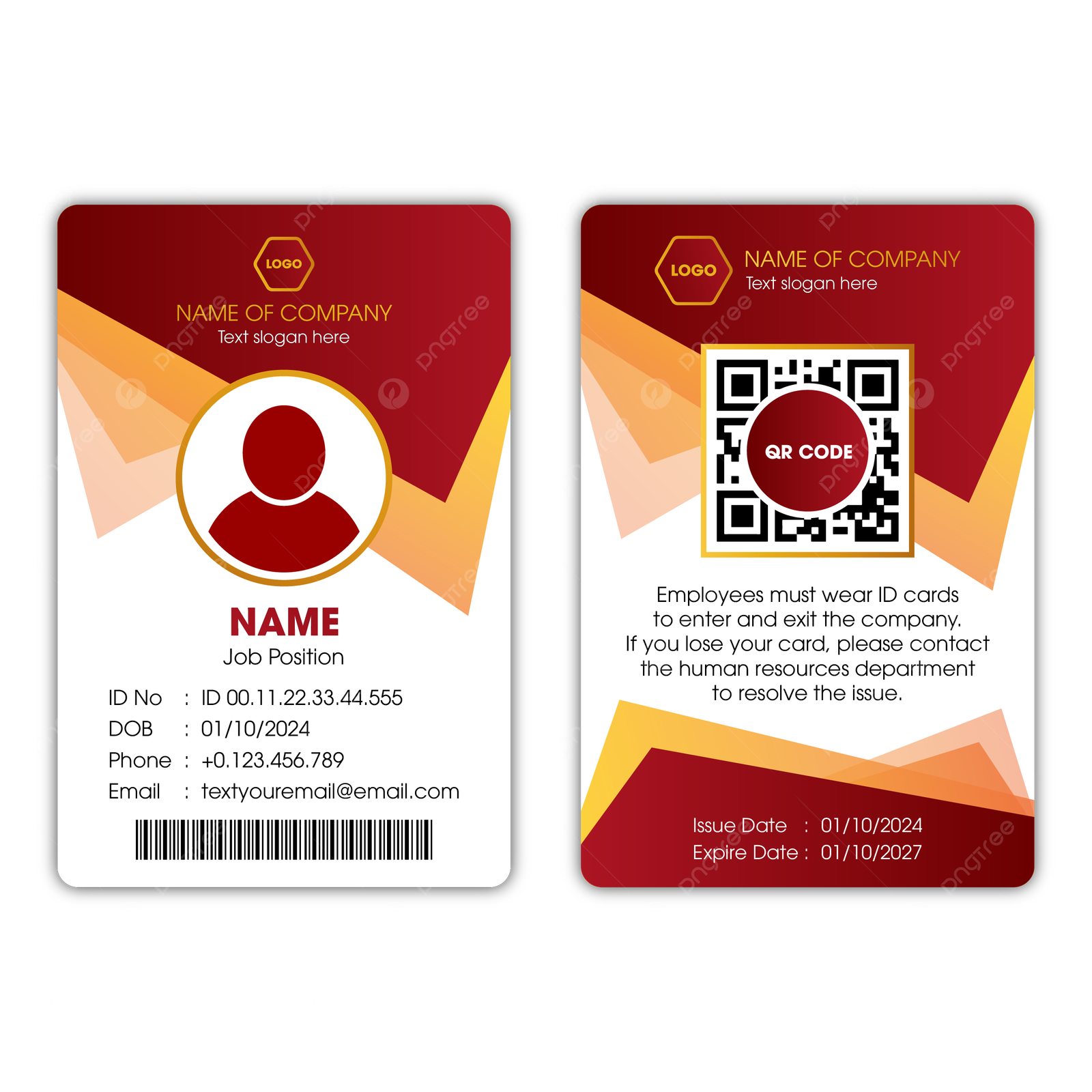 PVC Plastic ID Card