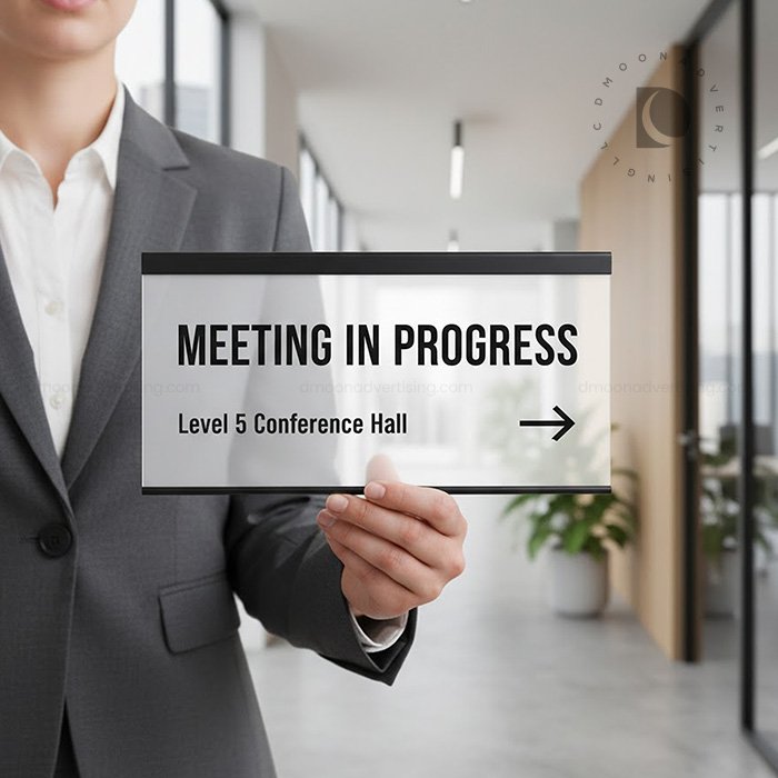 Hand Holding Signage