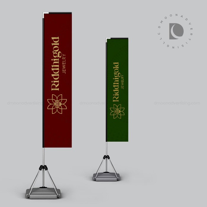 Telescopic Banner Flags