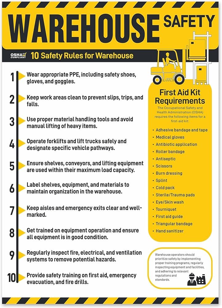 Warehouse Safety Signage