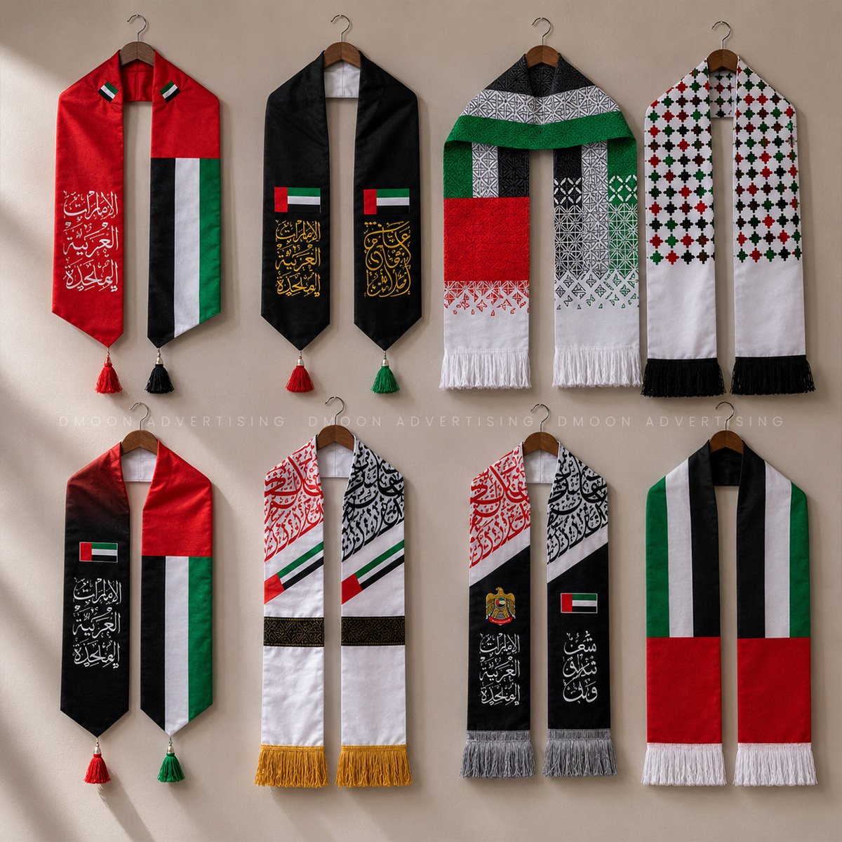 UAE Celebration Satin Scarf