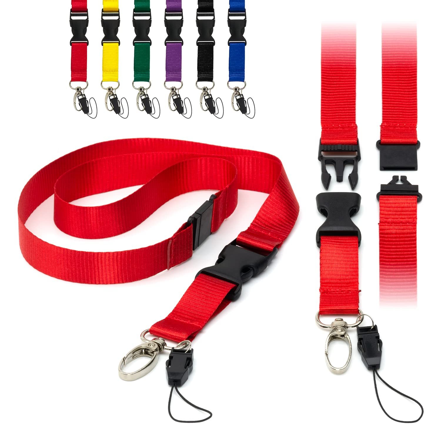 Lanyard with Safety Breakaway Buckle