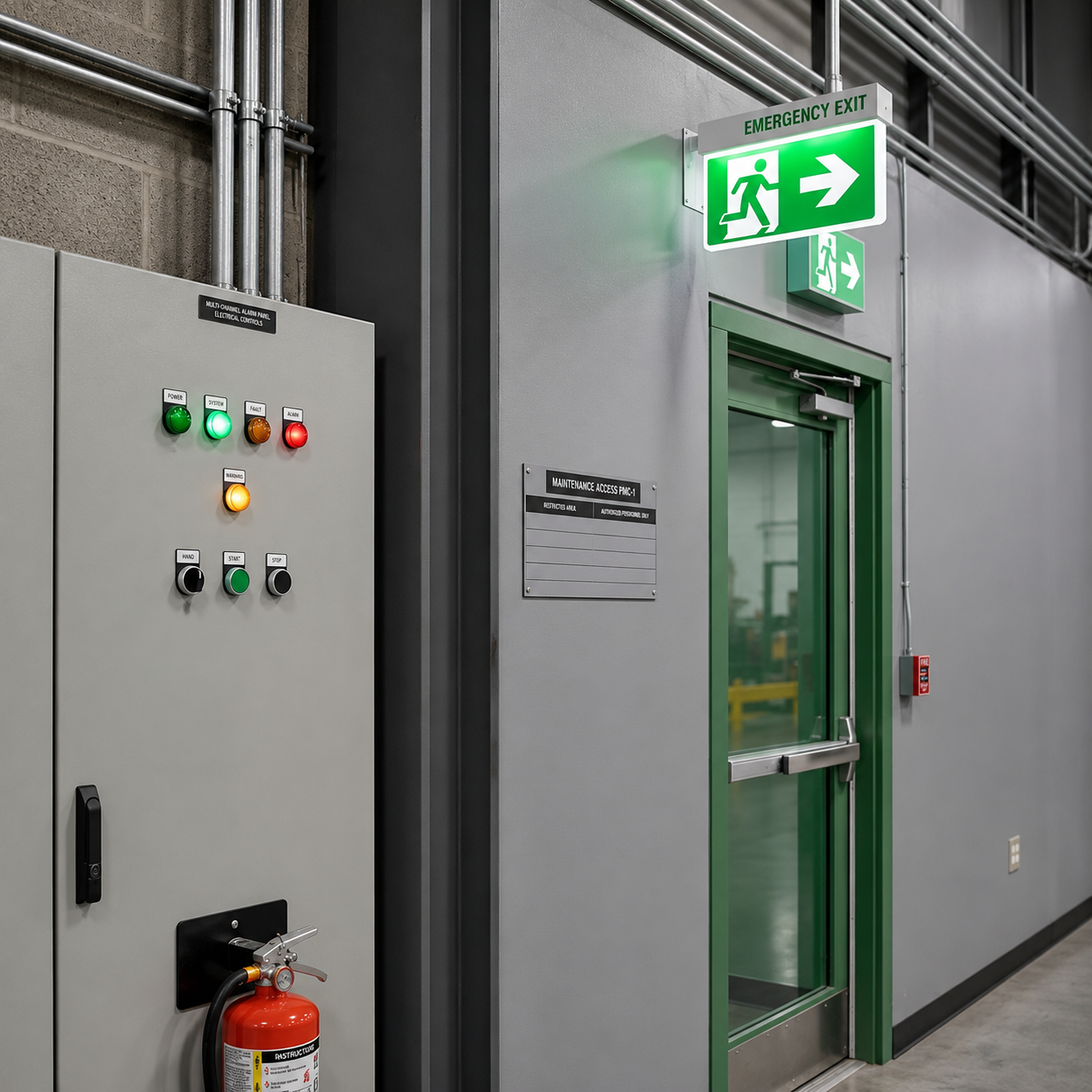 Emergency Exit Sign Board