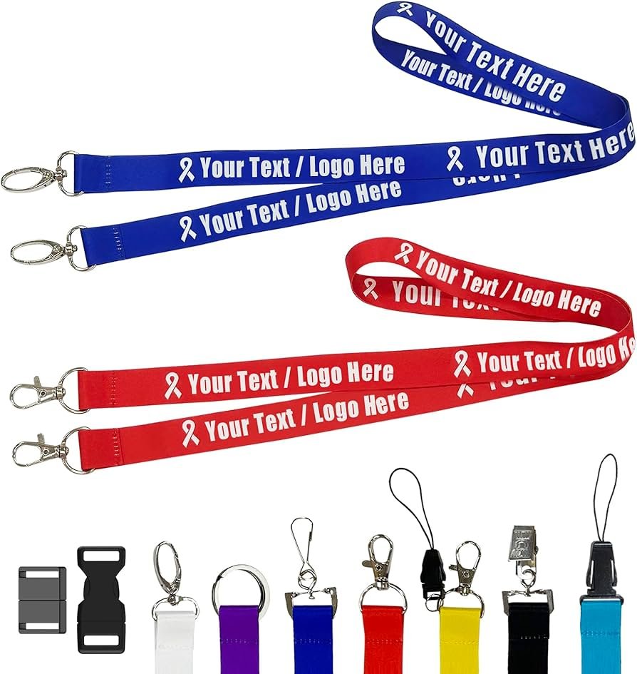 Lanyard with Double Hook (Dual Clip)