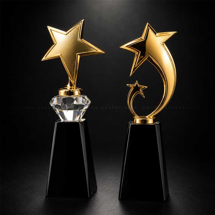 Gold Star Achievement Trophy