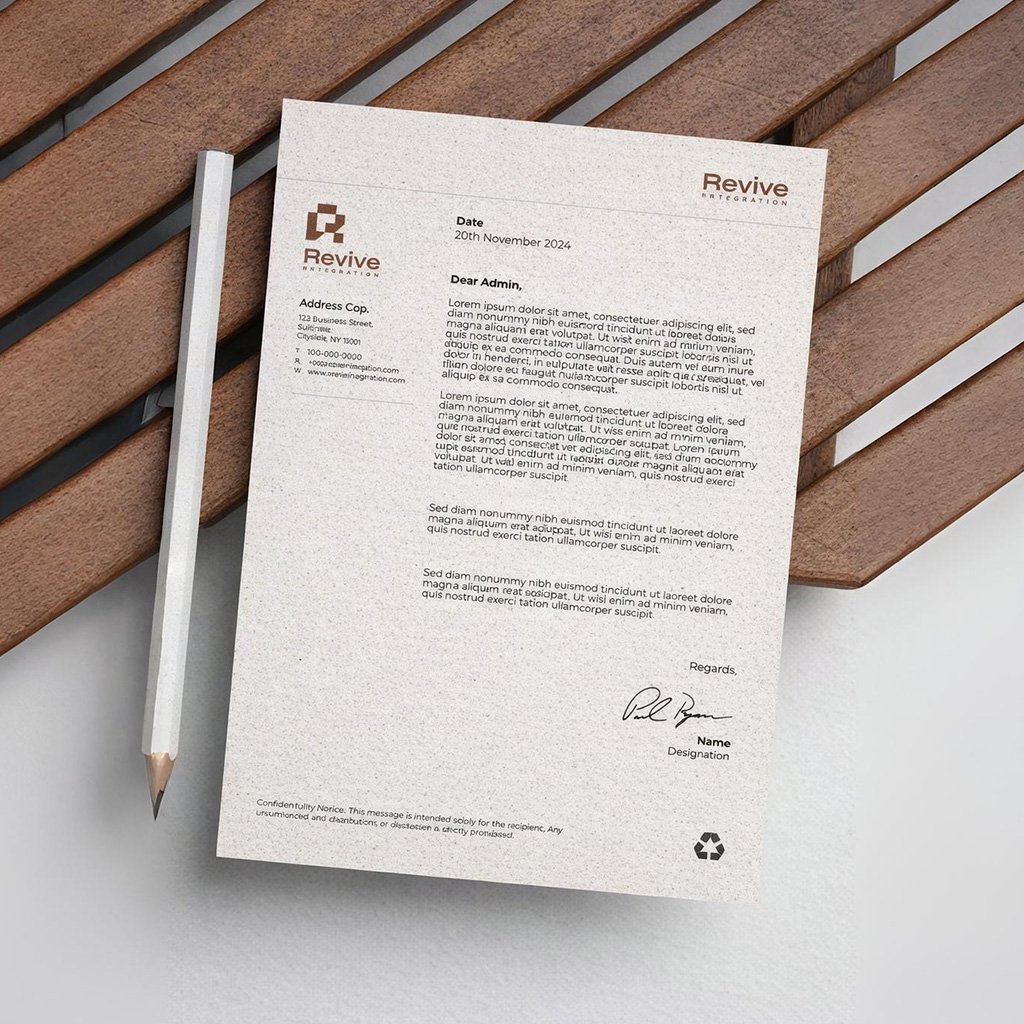 Recycled Paper Letterhead