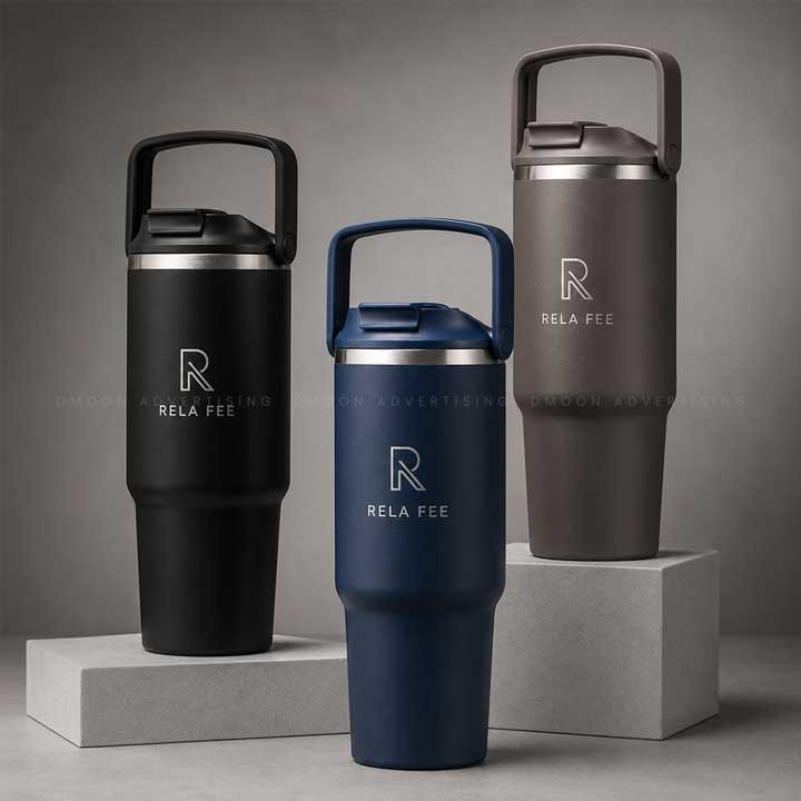 Premium Handle Travel Tumbler