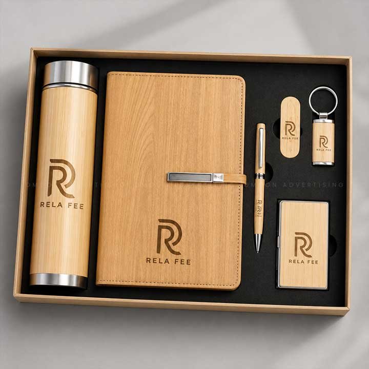 Premium Bamboo Corporate Gift Set