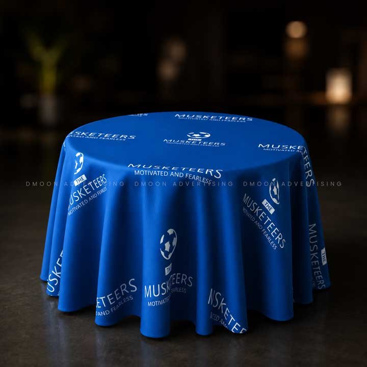 Branded Round Tablecloth