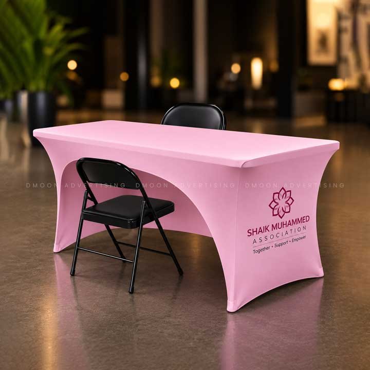 Fitted Exhibition Table Cover
