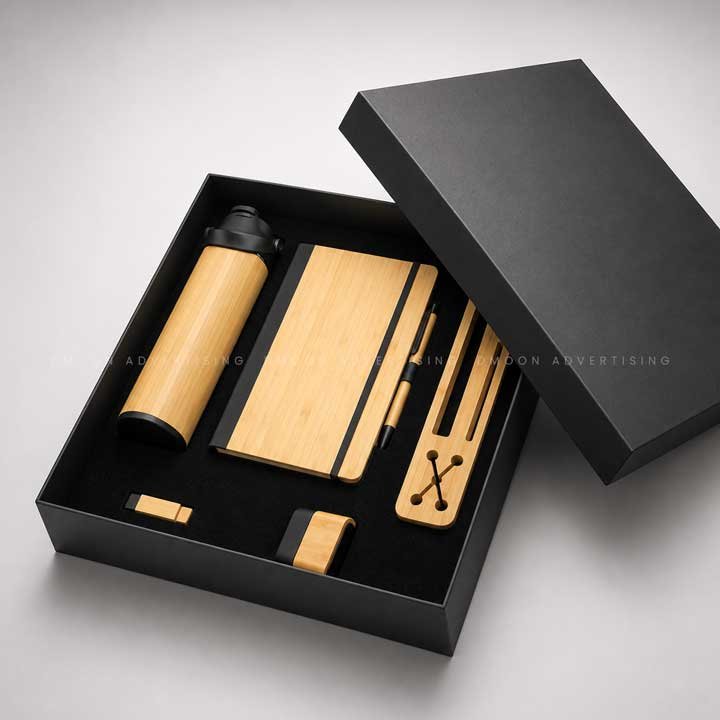 6-in-1 Bamboo Tech Executive Gift Set