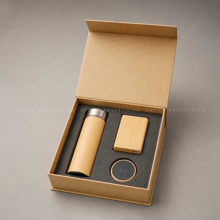 Eco-Friendly Bamboo Tech Gift Set