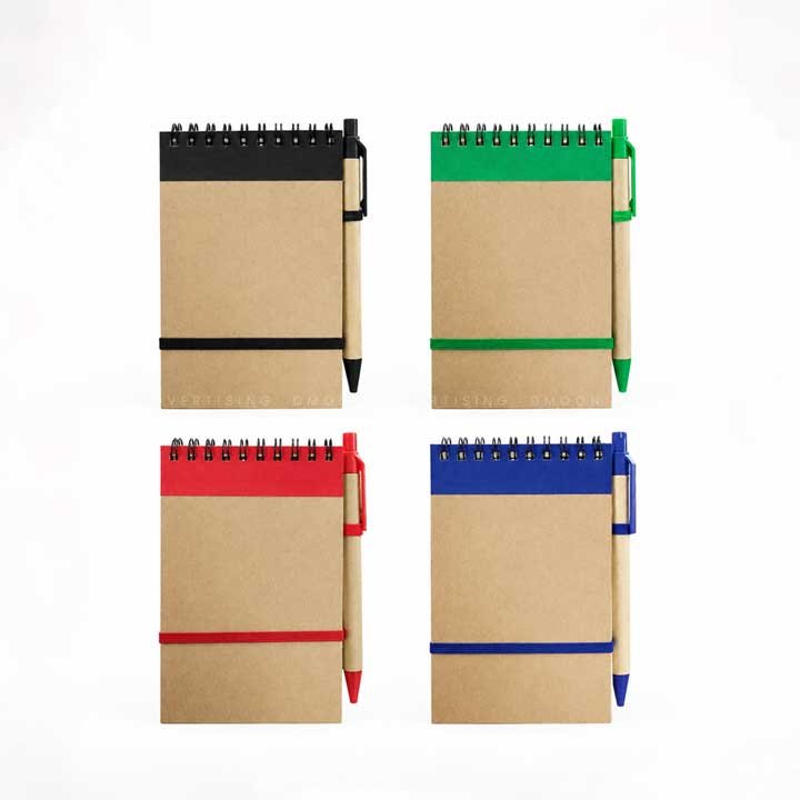 Recycled Paper Notepad with Pen