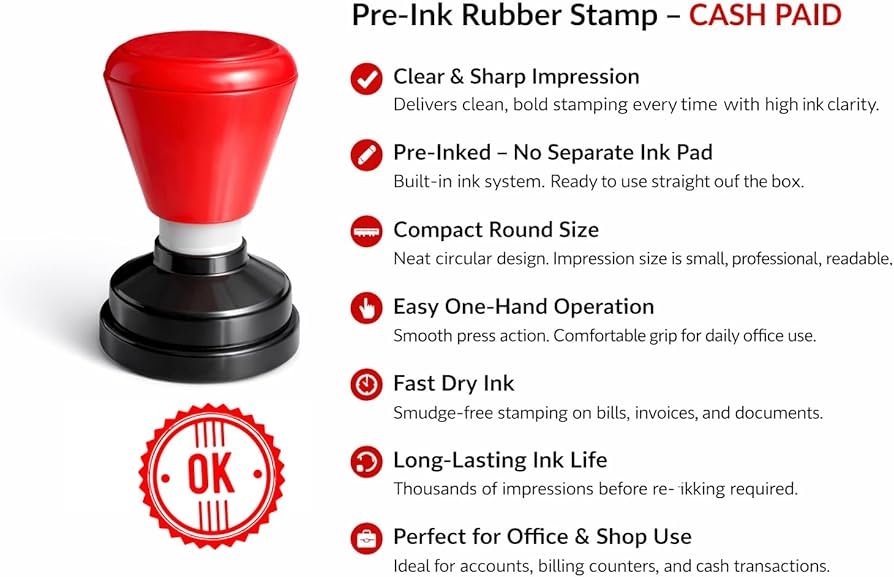 Pre-Inked Flash Stamp