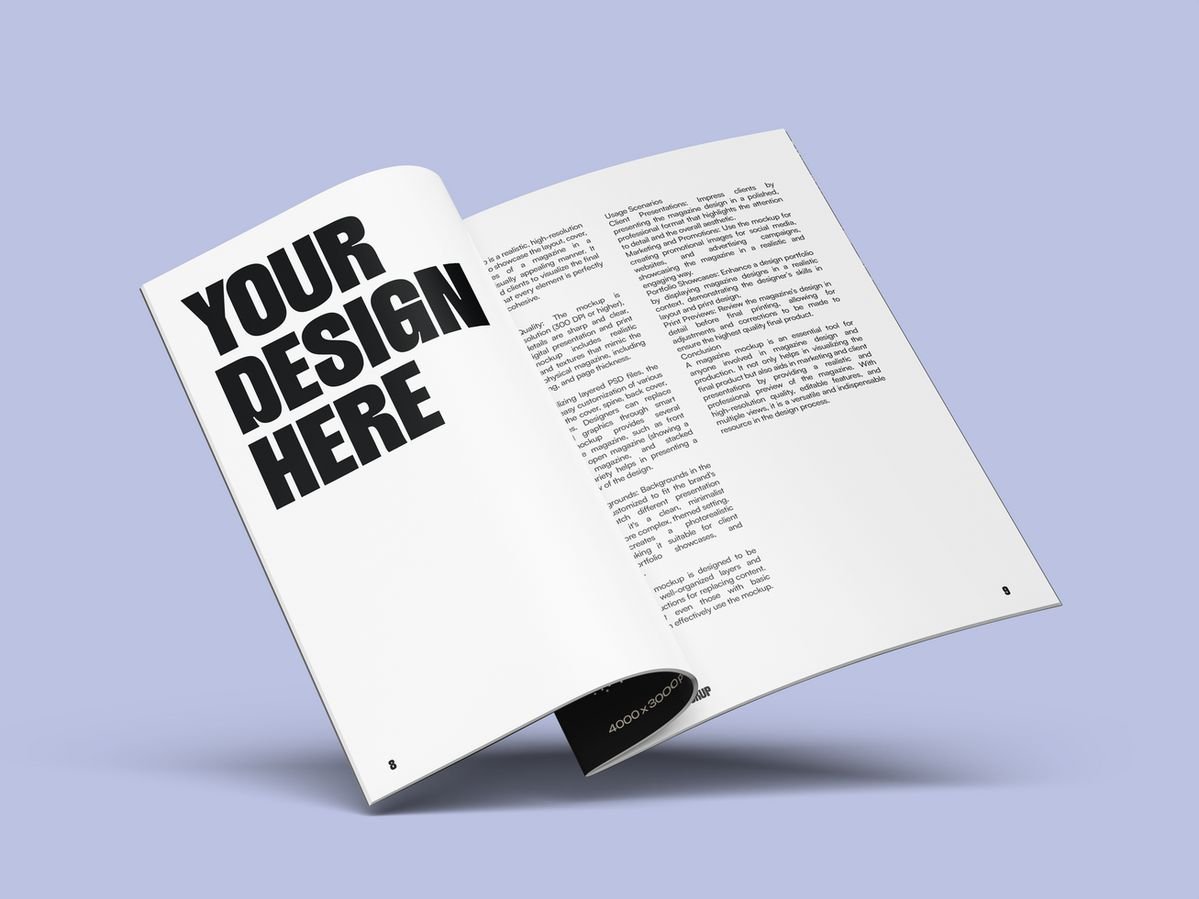 Multi-Page Professional Binding Brochures