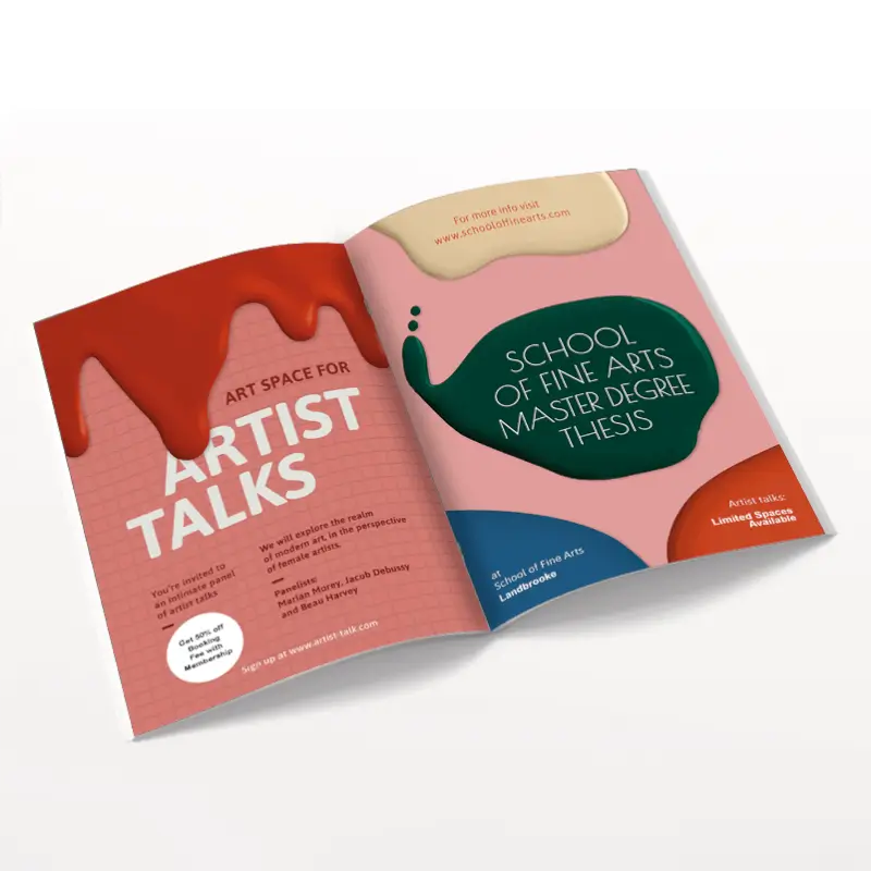 Saddle Stitch Brochure